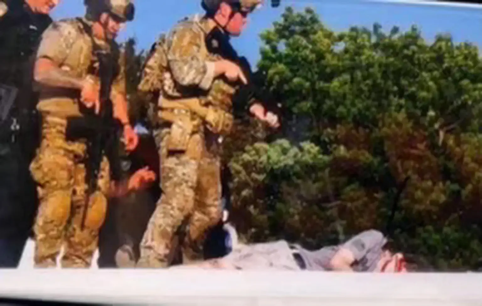 [IMAGE of President Trump's Attempted Assassin Dead, July 13, 2023]